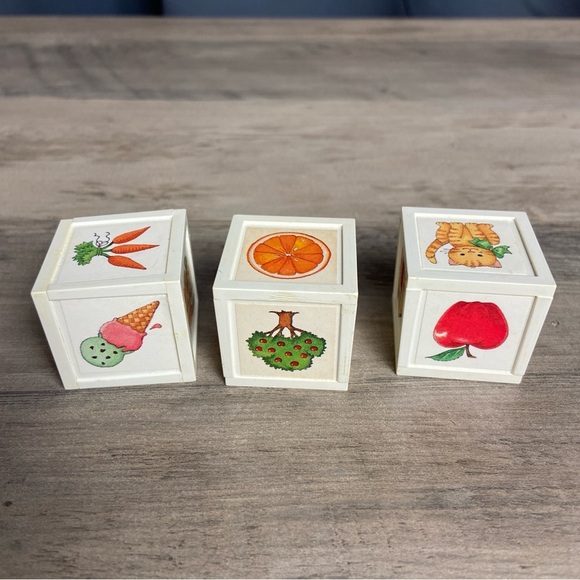 American Girl Bitty Baby Doll’s Block Set of 3. Each block is approx 1-1/4” - Picture 3 of 8